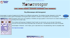Desktop Screenshot of nonosweeper.com